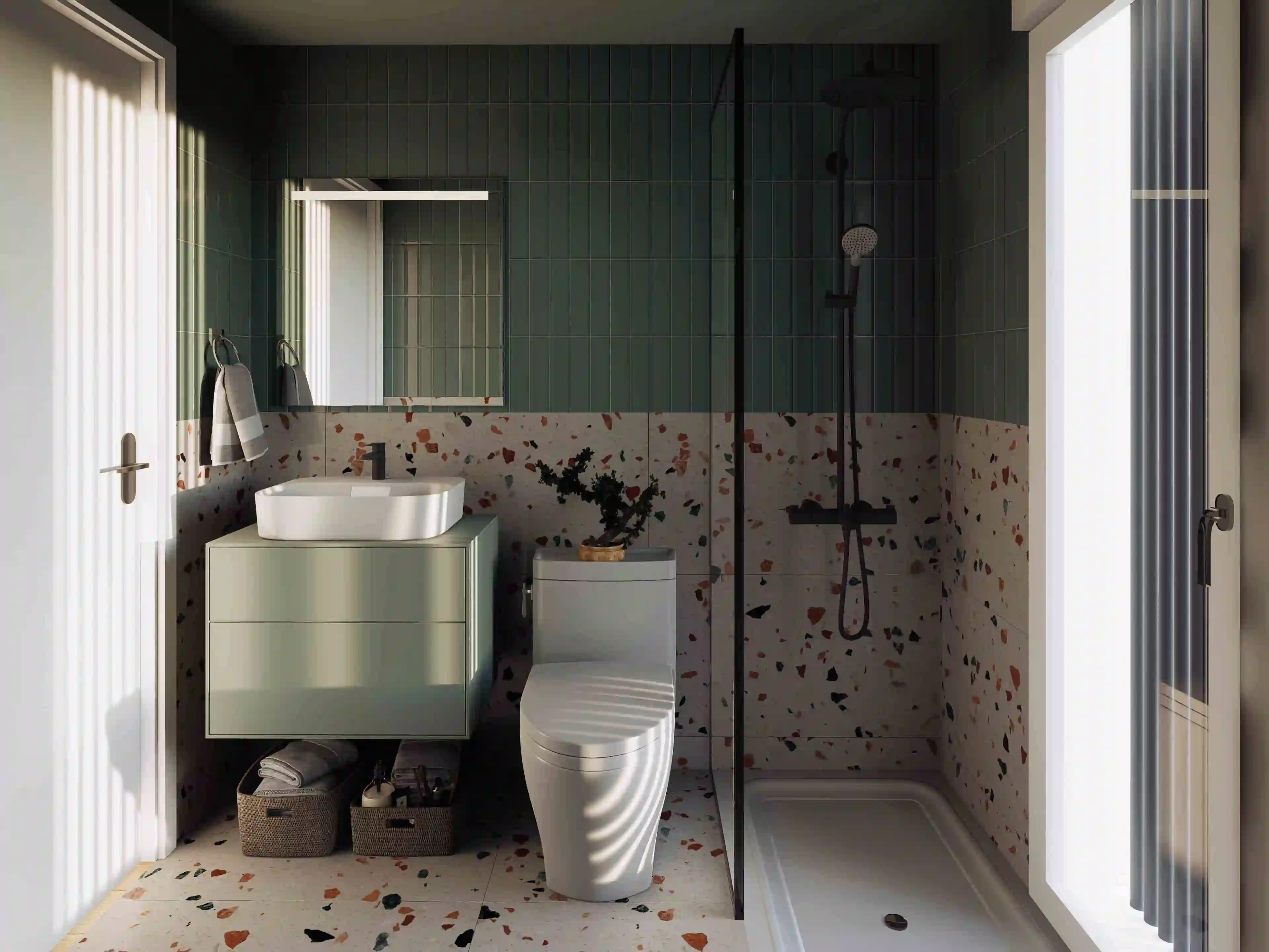 Vivienda_Tipo_A_Baño y acabados