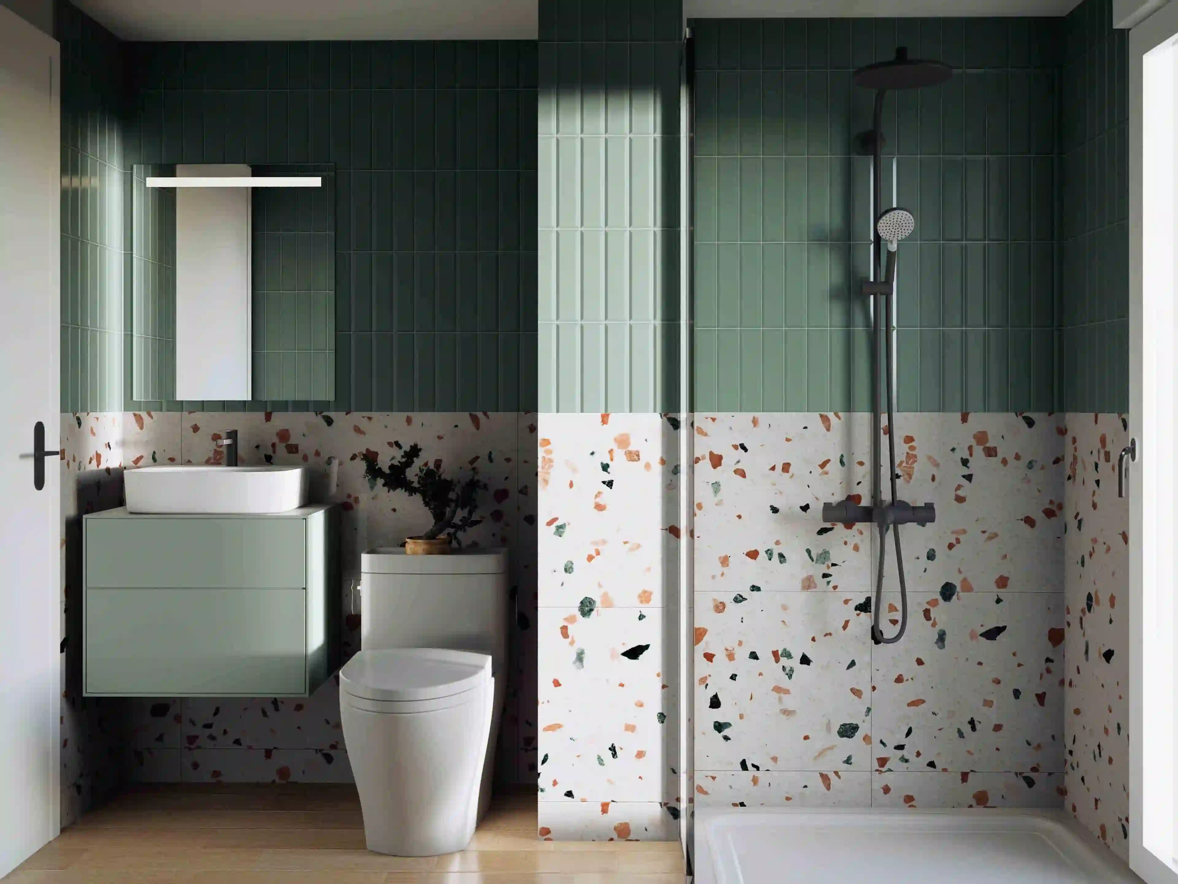 Vivienda_Tipo_B_Baño y acabados